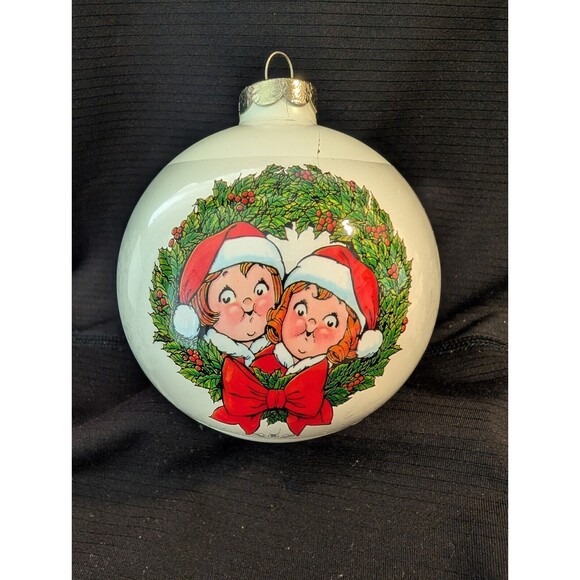 Lot of 17 Campbell's Soup Kids Christmas Ornaments 1980 - 1999 Round 3" dia - Picture 3 of 16